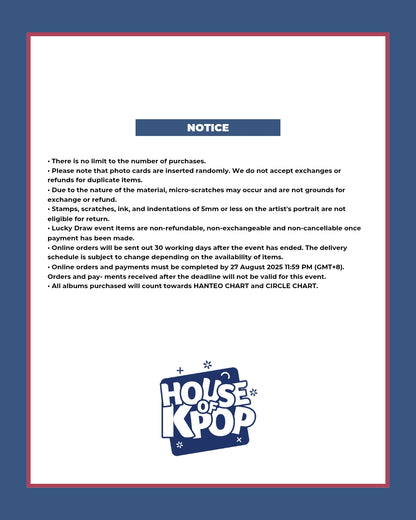 [SINGAPORE LUCKY DRAW EVENT] KickFlip – 2nd Mini Album [Kick Out, Flip Now!] *NON-REFUNDABLE, NON-CANCELLABLE AND NON-EXCHANGABLE*