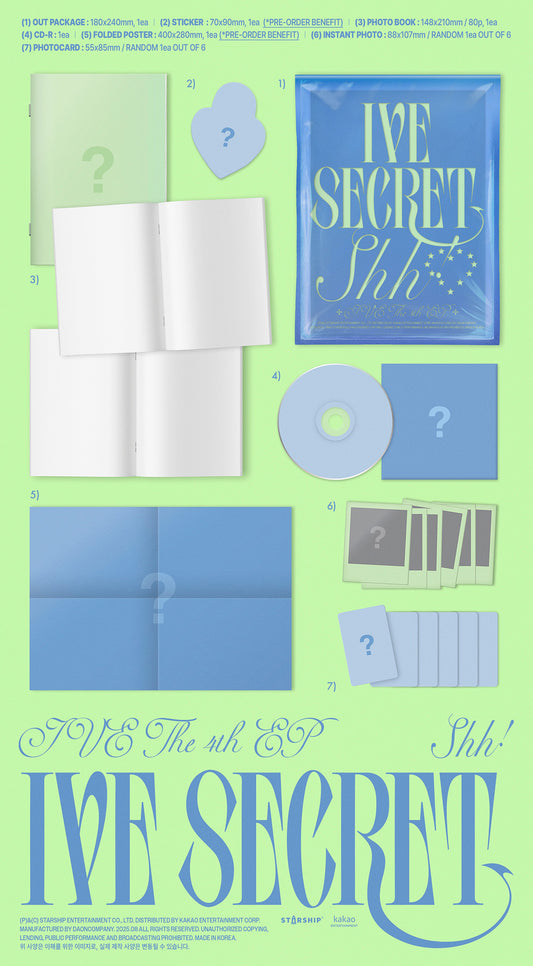 IVE - 4th Mini Album [IVE SECRET]